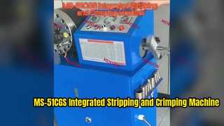 Mesin Pengupasan dan Crimping Terintegrasi MS-51CGS