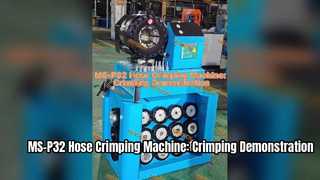 Mesin Crimping Selang MS-P32: Demonstrasi Crimping