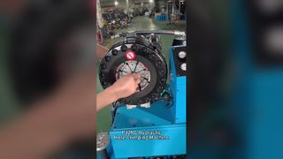 Mesin crimping selang hidrolik tekanan tinggi P32NC untuk selang fleksibel